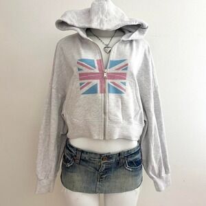 british flag cropped zip hoodie y2k graphic streetwear zip up